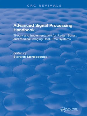 cover image of Advanced Signal Processing Handbook